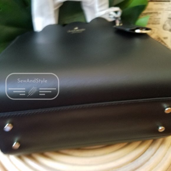 MINI MINA KATE SPADE MAGNOLIA STREET BLACK DOLCE CROSSBODY BRAND NEW - Picture 8 of 9